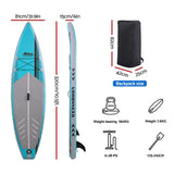 Inflatable Stand Up Paddle Board, 10.5ft Green, view 2
