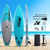 Inflatable Stand Up Paddle Board, 10.5ft Green, view 6