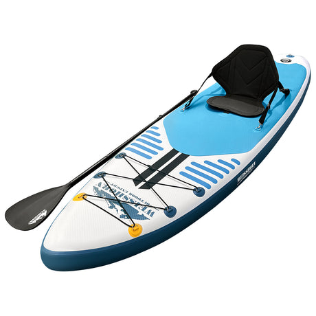 Inflatable Stand Up Paddle Board and Kayak, 10.6ft Blue