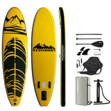 Inflatable Stand Up Paddle Board and Kayak, 10.6ft Yellow, view 3
