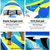 Inflatable Stand Up Paddle Board and Kayak, 11ft Yellow, view 5