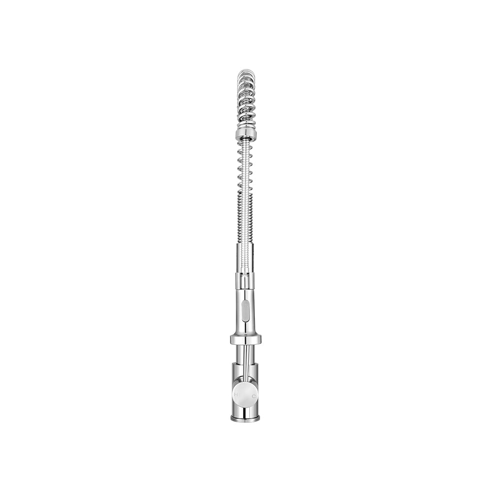 Pull Out Kitchen Mixer Tap Tall Gooseneck Chrome