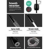 Pull Out Kitchen Mixer Tap Gooseneck Matte Black