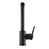 Pull Out Kitchen Mixer Tap Rectangle Spout Matte Black