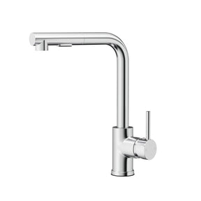 Pull Out Kitchen Mixer Tap Rectangle Spout Chrome