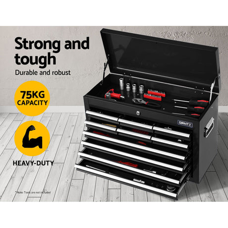 Dent Tool Chest, 10 Drawer, Black