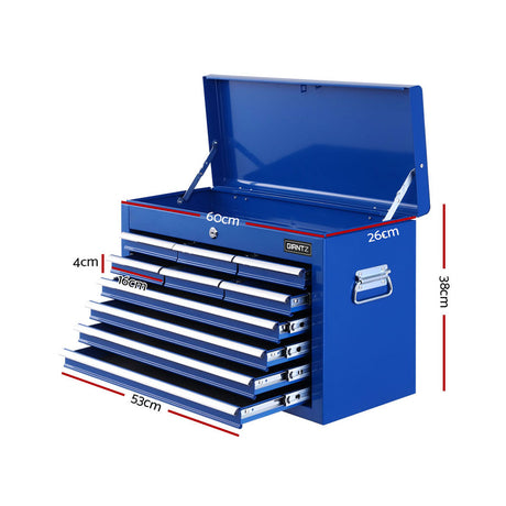 Dent Tool Chest, 10 Drawer, Blue