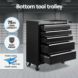 15 Drawer Tool Chest and Trolley Black
