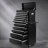 15 Drawer Tool Chest and Trolley Black