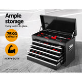 15 Drawer Tool Chest and Trolley Combo Black