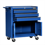 Cynon Tool Chest, 3 Drawer, Steel, Grey