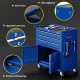 Cynon Tool Chest, 3 Drawer, Steel, Grey
