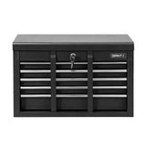 Ogmore Tool Chest, 5 Drawer, Steel, Lockable, Black