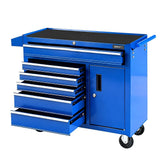 Pontypridd Tool Chest Trolley, 6 Drawer, Steel