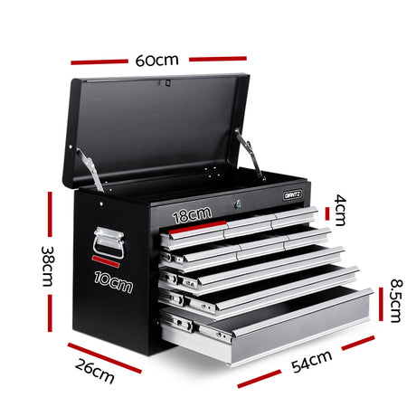 Sedbergh Tool Chest, 9 Drawer, Grey