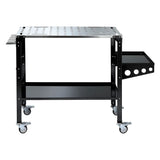 Mobile Welding Table Cart with Tool Storage 130kg Black