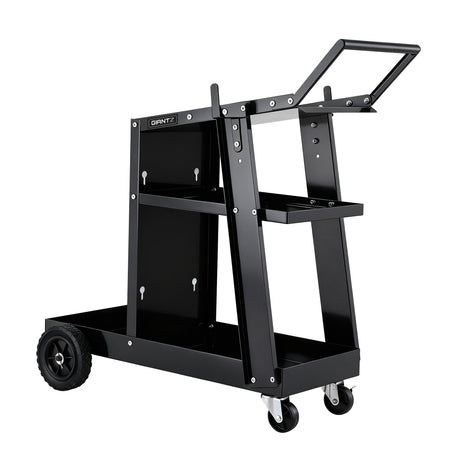 Barley Welding Trolley Cart, Steel, 100kg Capacity, Black