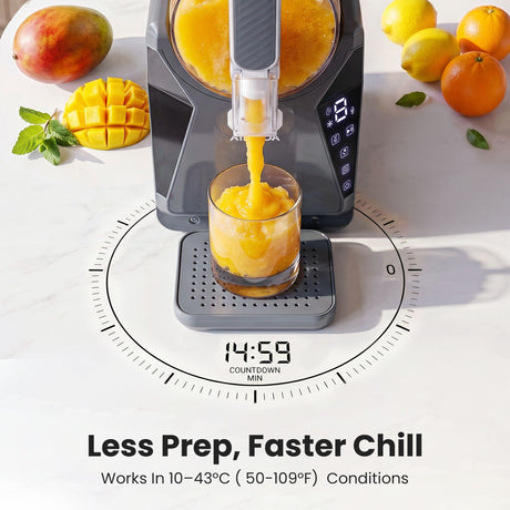 Soft serve style ice cream made in the slushie machine