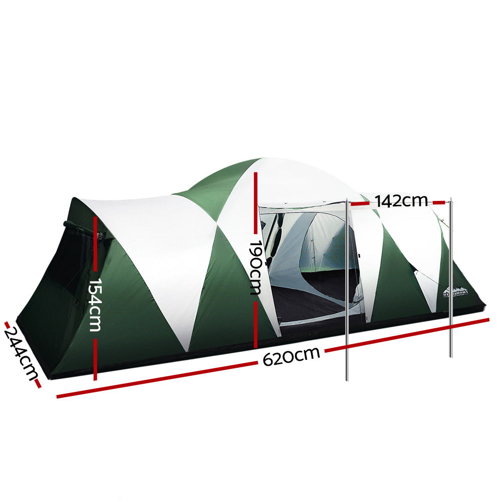 Weisshorn Family Camping Tent, 6-Person, Dome Shelter, Waterproof