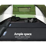 Weisshorn Family Camping Tent, 6-Person, Dome Shelter, Waterproof