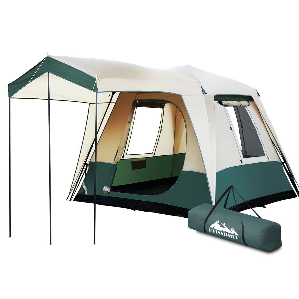 Weisshorn Instant Up Camping Tent, 8-Person, Pop Up Dome, Family Hiking