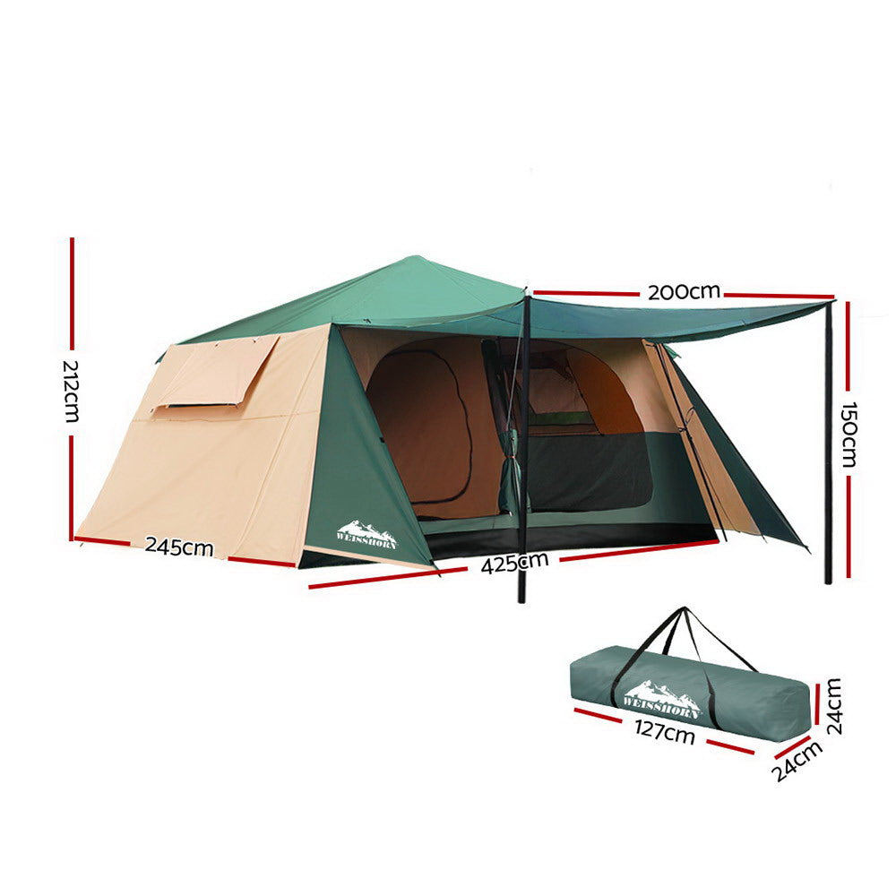 Weisshorn Instant Up Camping Tent, 4-5 Person, Pop Up Dome, Hiking Beach