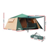 Weisshorn Instant Up Camping Tent, 4-5 Person, Pop Up Dome, Hiking Beach