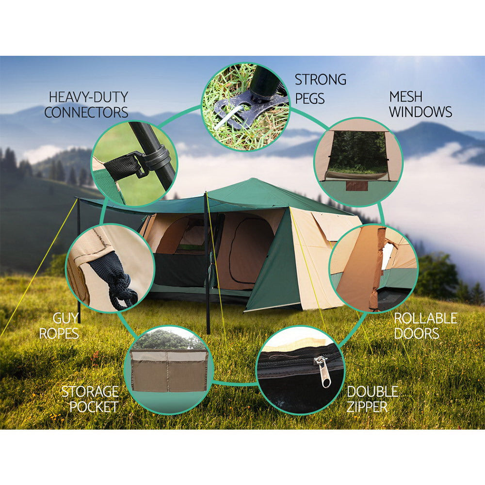Weisshorn Instant Up Camping Tent, 4-5 Person, Pop Up Dome, Hiking Beach