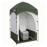 Weisshorn Portable Camping Toilet and Shower Tent, 20L, Outdoor Privacy Shelter