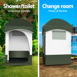 Weisshorn Portable Camping Toilet and Shower Tent, 20L, Outdoor Privacy Shelter