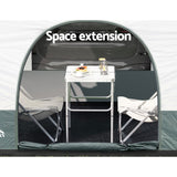 Weisshorn Instant Up Camping Tent, 2-3 Person, Outdoor Hiking Shelter
