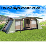 Weisshorn Instant Up Camping Tent, 10-Person, 3 Rooms, Family Hiking