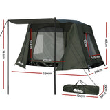 Weisshorn Instant Up Camping Tent, 2-3 Person, Hiking Shelter