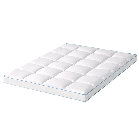 Giselle Bedding 10cm Pillowtop Mattress Topper — Double, Diamond Quilted — Allure Home Collections