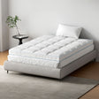 Giselle Bedding 10cm Pillowtop Mattress Topper — Double, Diamond Quilted — Allure Home Collections