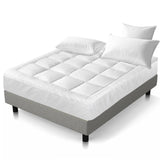 Giselle Bedding 1000GSM Bamboo Pillowtop Mattress Topper — King Single — Allure Home Collections