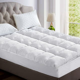 Giselle Bedding 1000GSM Bamboo Pillowtop Mattress Topper — Single — Allure Home Collections