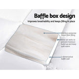 Giselle Bedding 1000GSM Bamboo Pillowtop Mattress Topper — Single — Allure Home Collections