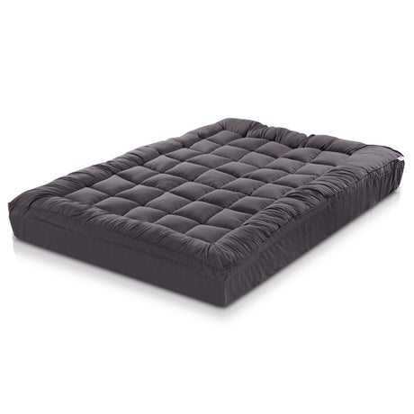 Giselle Bedding 1000GSM Bamboo Charcoal Pillowtop Topper — King Single — Allure Home Collections