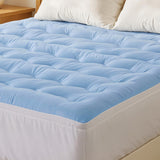 Giselle Bedding 5cm Double-Sided Pillowtop Topper — Double, Cooling and Coral Fleece — Allure Home Collections
