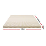 Latex Mattress Topper, 7.5cm Double