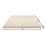 7 zone natural latex mattress topper in King size - image 2