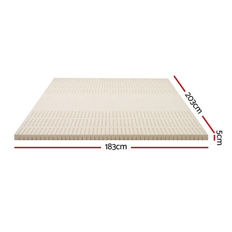 7 zone natural latex mattress topper in King size - image 2