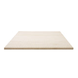 7 zone natural latex mattress topper, 7.5cm queen