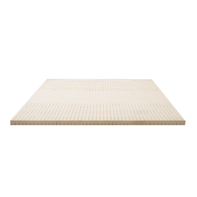 7 zone natural latex mattress topper, 7.5cm queen
