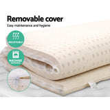 7 Zone Latex Mattress Topper, 7.5cm Queen