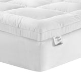 Giselle Bedding Pillowtop Mattress Topper Protector Pad — King Single, 1000GSM — Allure Home Collections
