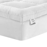 Giselle Bedding Pillowtop Mattress Topper Protector Pad — Single, 1000GSM — Allure Home Collections