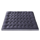 Giselle Bedding 5cm Bamboo Charcoal Pillowtop Topper — King, 3D Wave Quilted — Allure Home Collections
