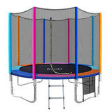 Kemp Round Trampoline with Enclosure, 10ft